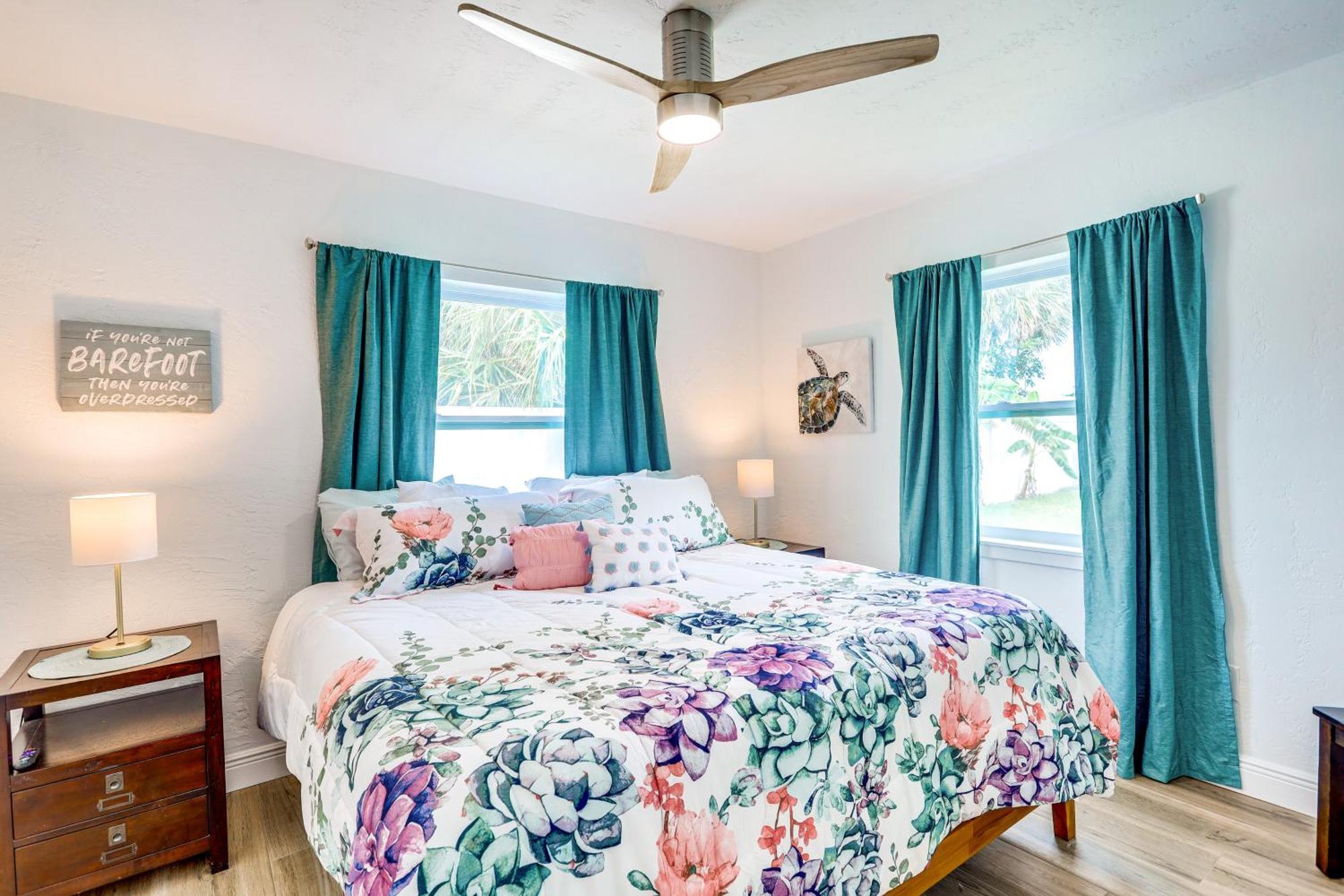 Pet-Friendly Cocoa Beach Home Walk To Beach! Bagian luar foto